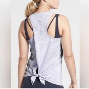 Athleta Lavender/ White Tank Top